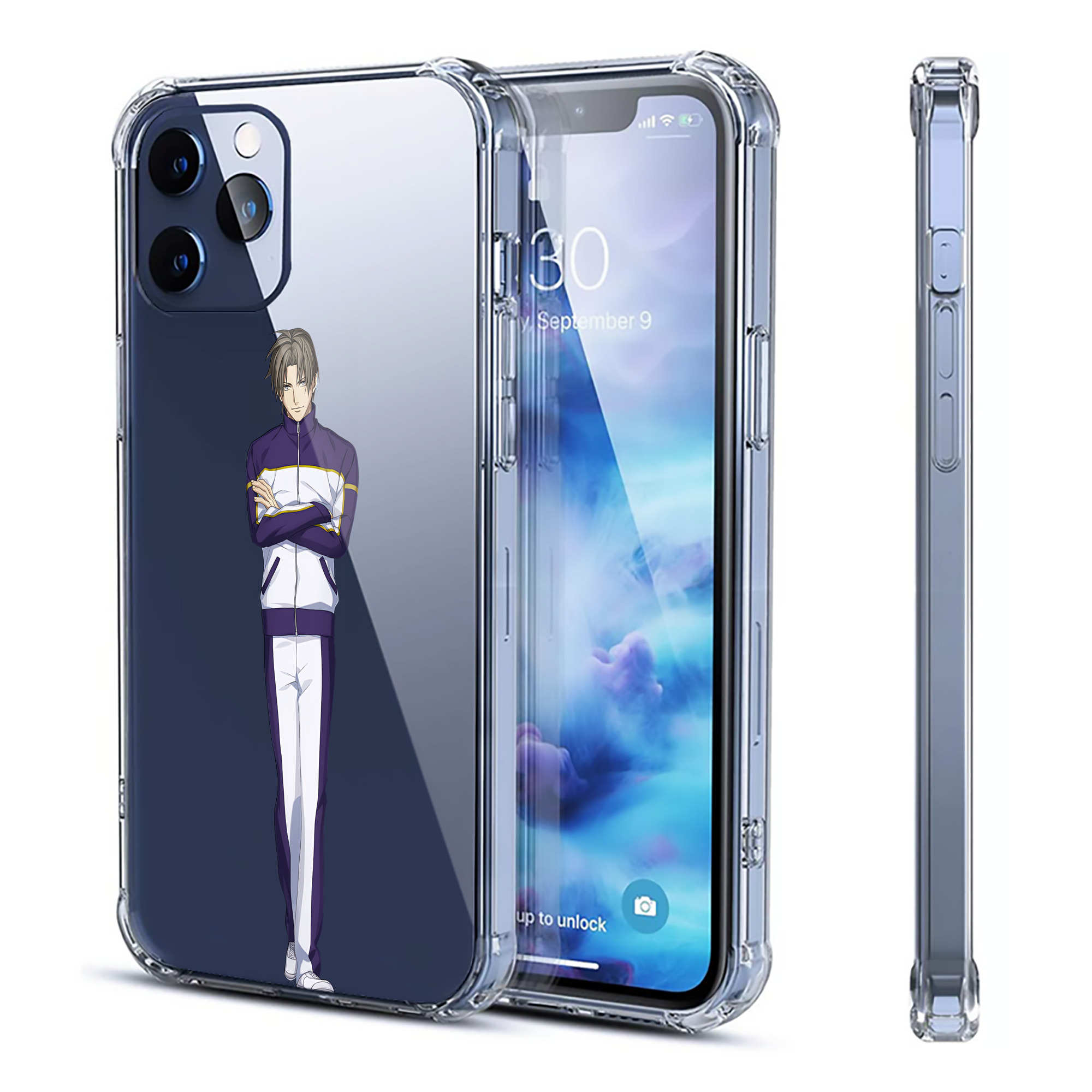 （画像用） 刀剣乱舞 Touken Ranbu 【iPhone 12シリーズ対応】透明スマホケース（クリアソフトケース）